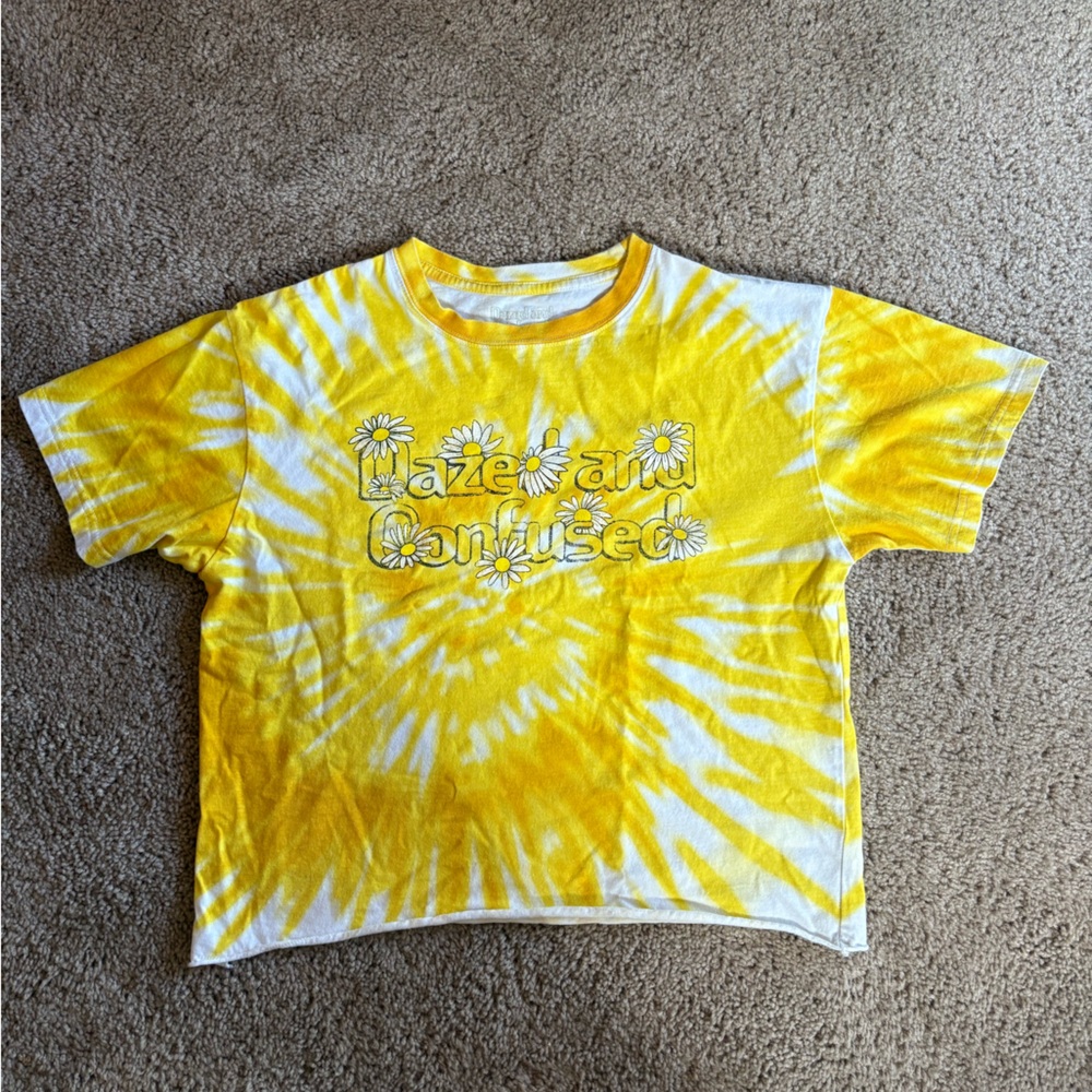 Yellow Tie-Dye Kids Shirt